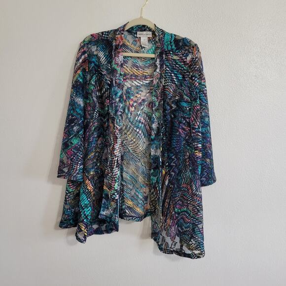 Drapers & Damon's Floral Open Front Cardigan - Picture 1 of 6